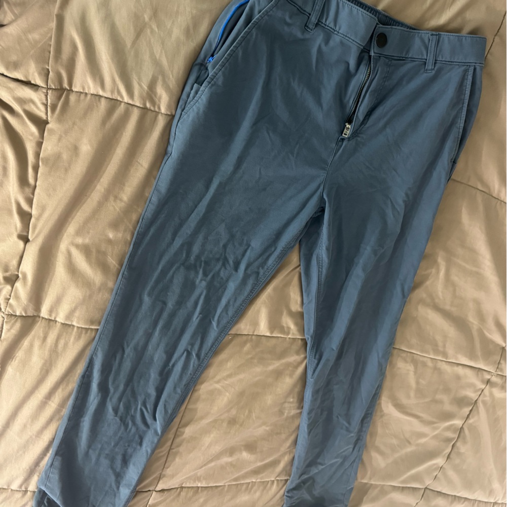 Mugsy Steel Blue Travelers Pants Size 34x32